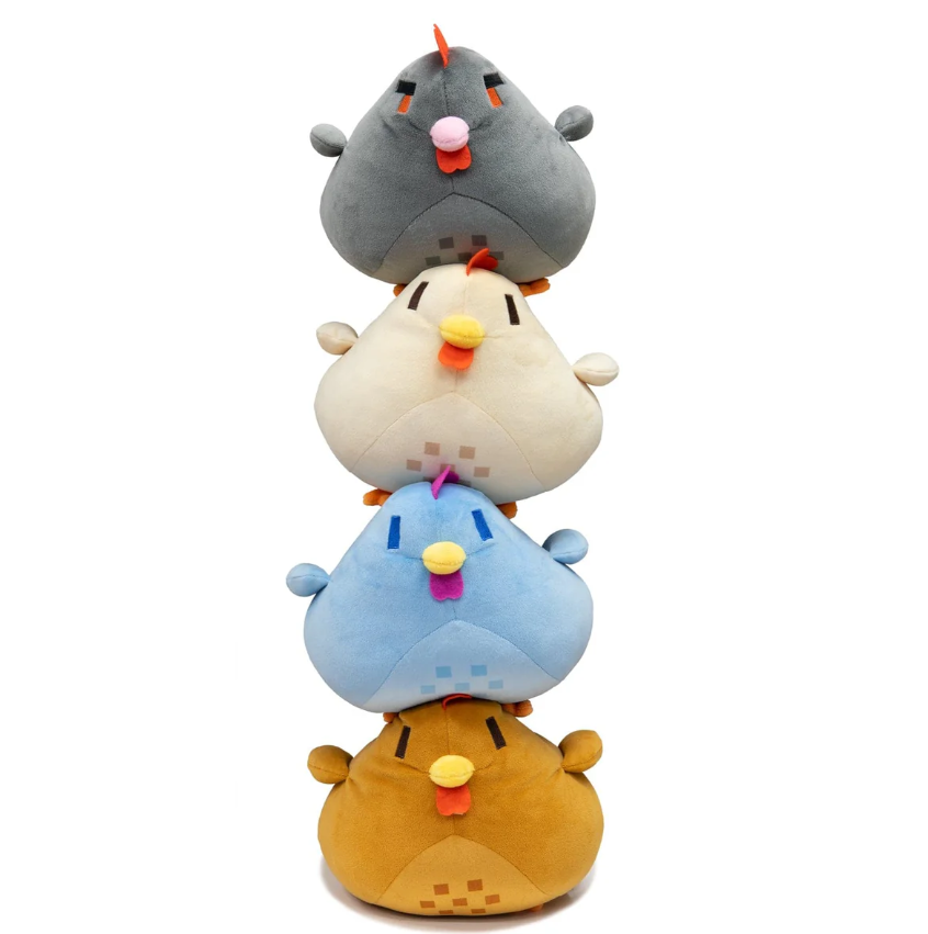 White Chicken Pillow Plush