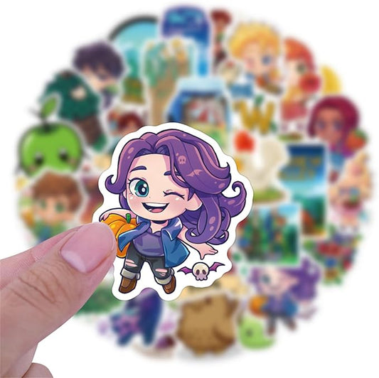 Coral Island Characters Sticker Set