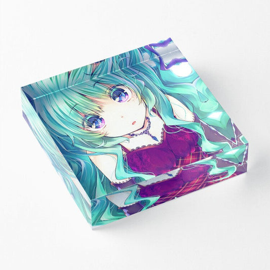 Coral Island Character's Acrylic Block